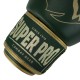 Manusi Box Super Pro Combat Gear Warrior SE Piele Verde-Auriu