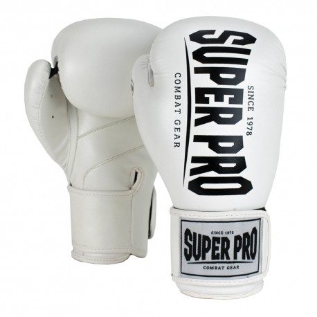 Manusi Box Super Pro Combat Gear Champ Alb