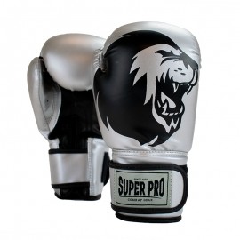 Manusi Box Super Pro Combat Gear Talent Copii Argintiu