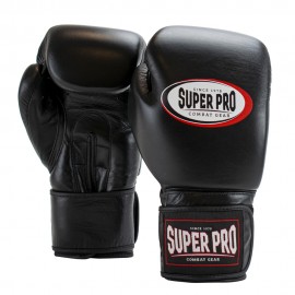 Manusi Super Pro Thai Boxing Piele Negru