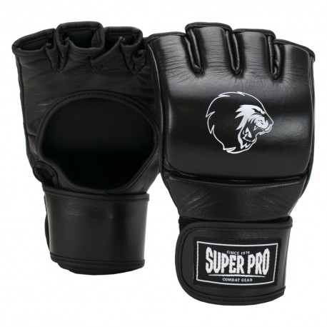 Manusi MMA Super Pro Combat Gear Slugger Piele Negru