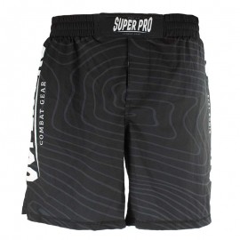 Sort MMA Negru/Alb Super Pro Combat Gear