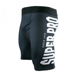 Sort Compresie Negru/Alb Super Pro Combat Gear