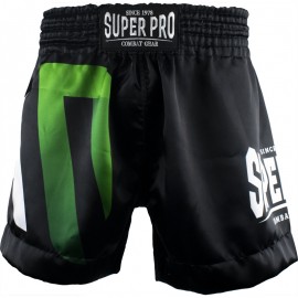 Sort Thai No Merci Negru/Verde/Alb Super Pro Combat Gear