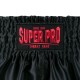 Sort Thai-Kickboxing Brave Negru/Rosu Super Pro Combat Gear