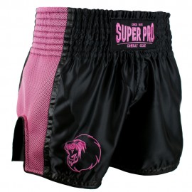 Sort Thai-Kickboxing Brave Negru/Roz Super Pro Combat Gear