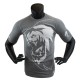 Tricou Logo Leu Gri/Alb Super Pro Combat Gear