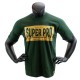 Tricou Block-Logo Verde/Auriu Super Pro Combat Gear