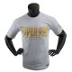 Tricou Logo Alb/Auriu Super Pro Combat Gear