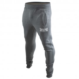 Pantaloni Jogging Gri/Alb Super Pro Combat Gear