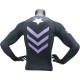 Bluza Rashguard No Mercy Alb/Purpuriu/Argintiu Super Pro Combat Gear