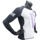 Bluza Rashguard No Mercy Alb/Purpuriu/Argintiu Super Pro Combat Gear