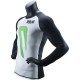 Bluza Compresie Rashguard No Mercy Alb/Verde/Negru Super Pro Combat Gear