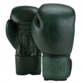 Manusi Kickboxing Super Pro Combat Gear Legend SE Piele Verde